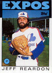 1986 Topps Baseball Cards      035      Jeff Reardon